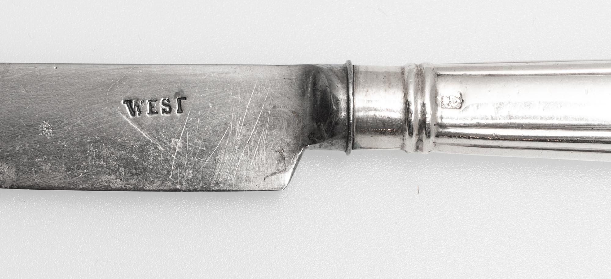 A Group of English Silver Flatware Articles