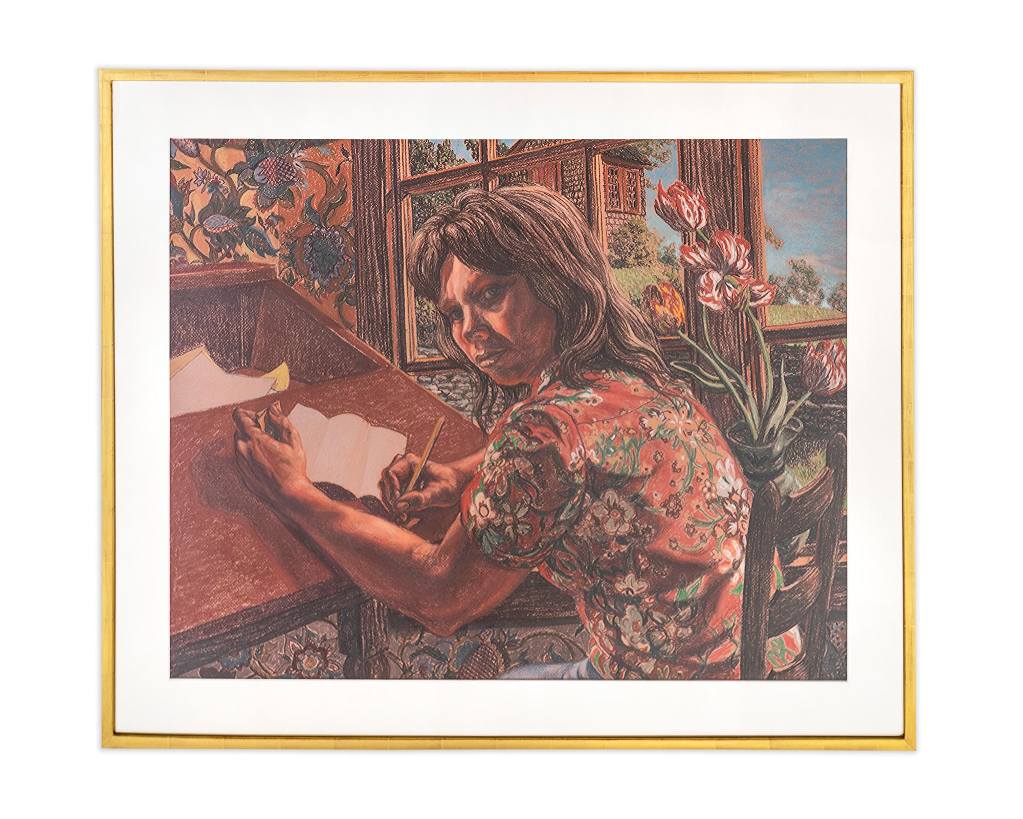 Sondra at Her Desk