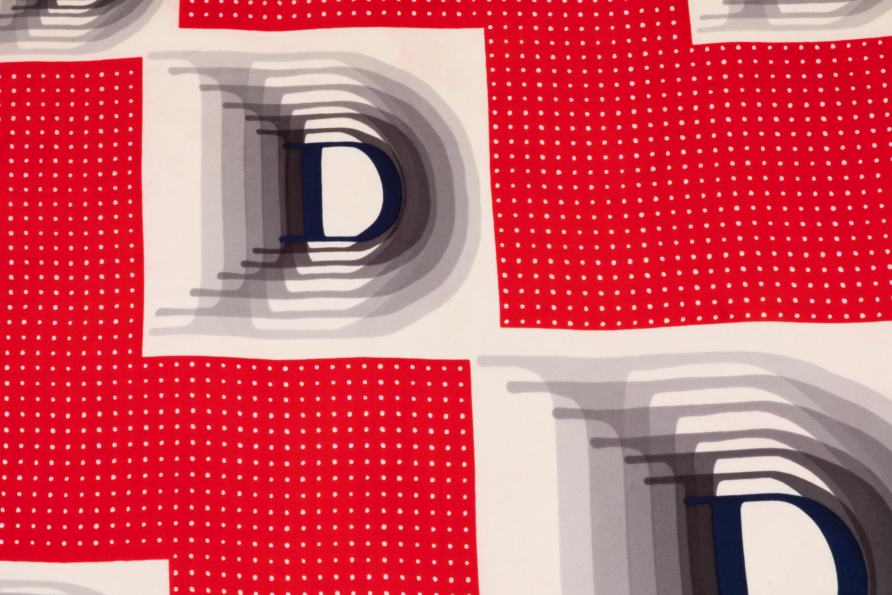 Christian Dior Scarf, 1970-80s