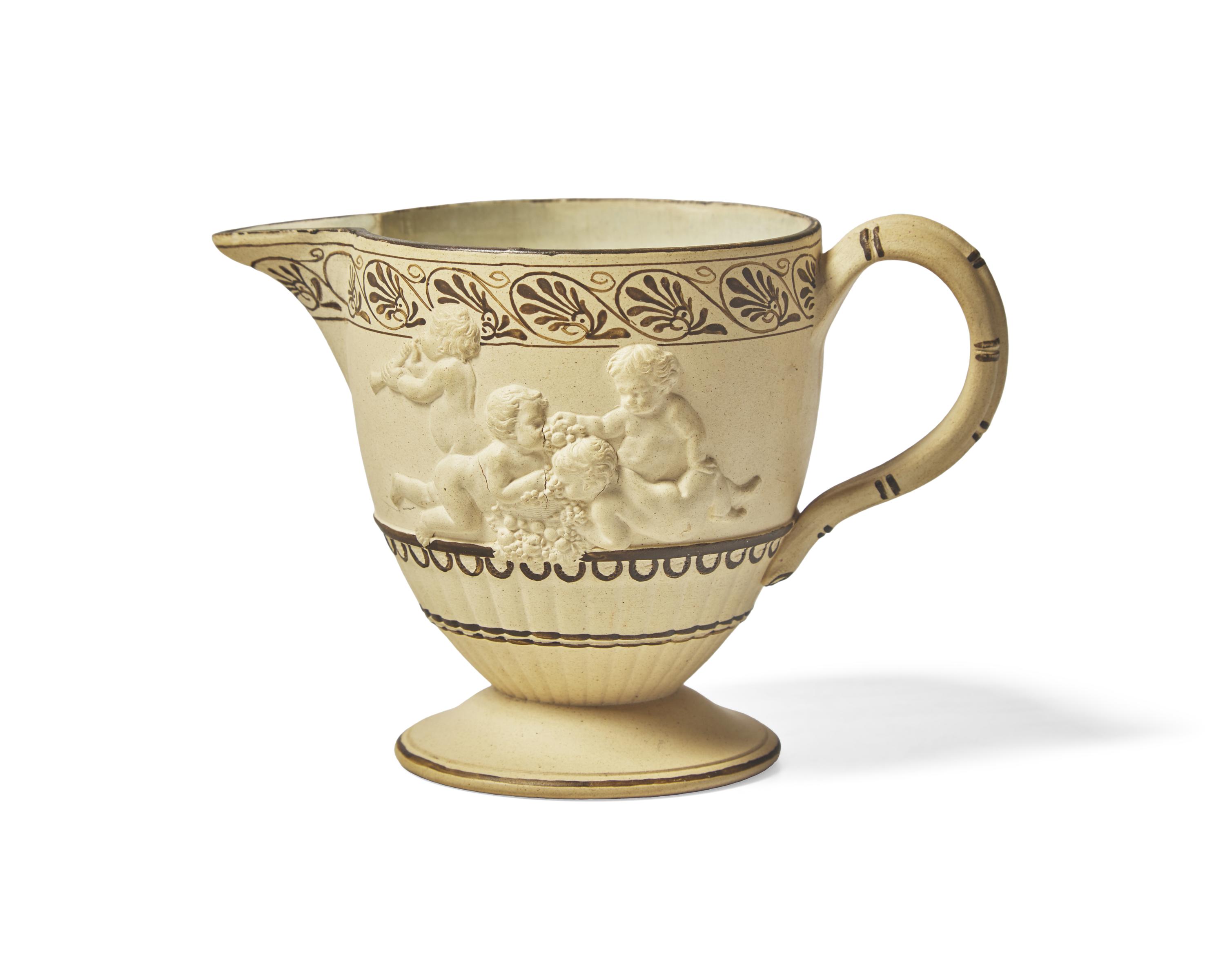 A Wedgwood Caneware Creamer