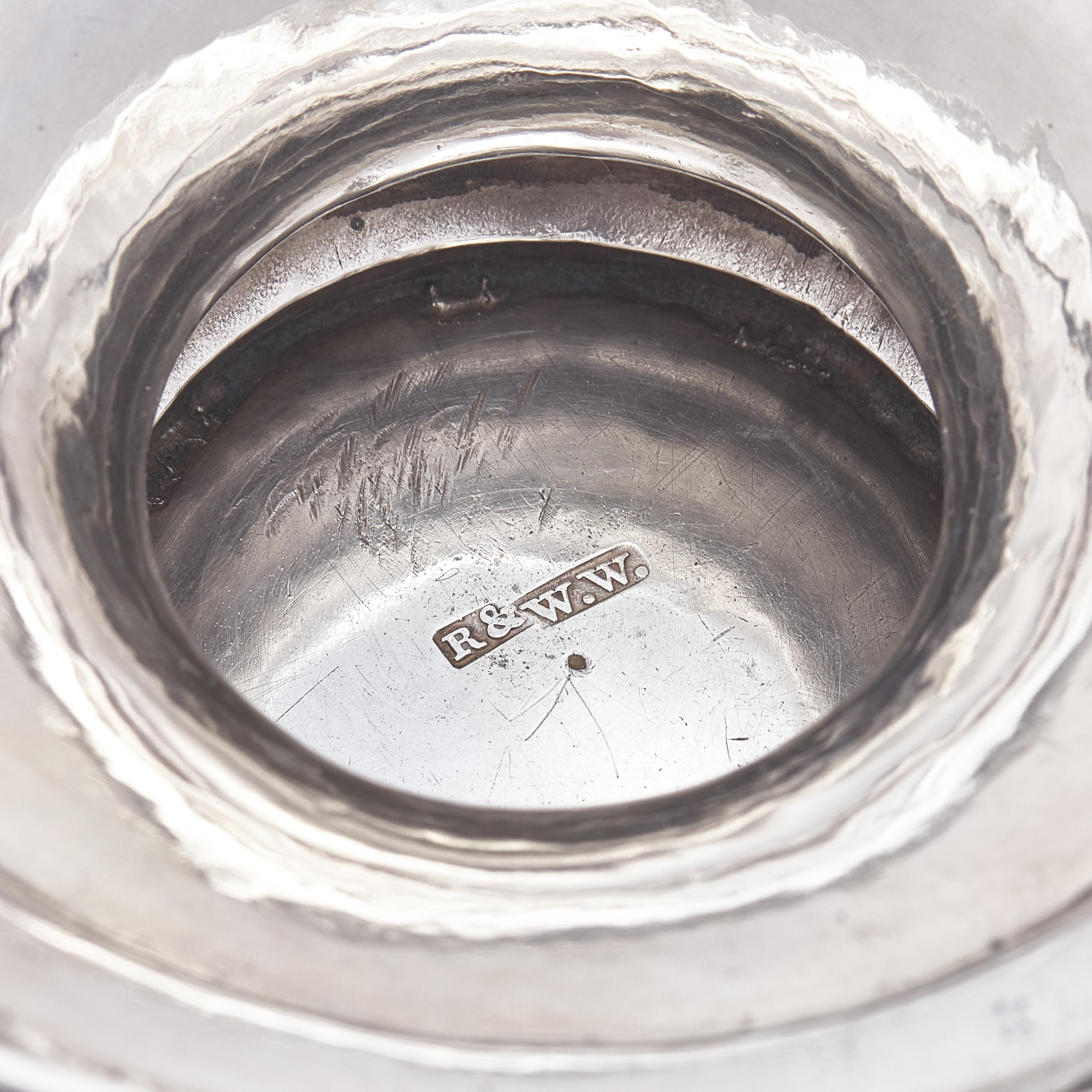 A Classical Coin Silver Footed Bowl