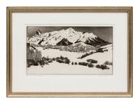 High in the Rockies , Artist's Proof