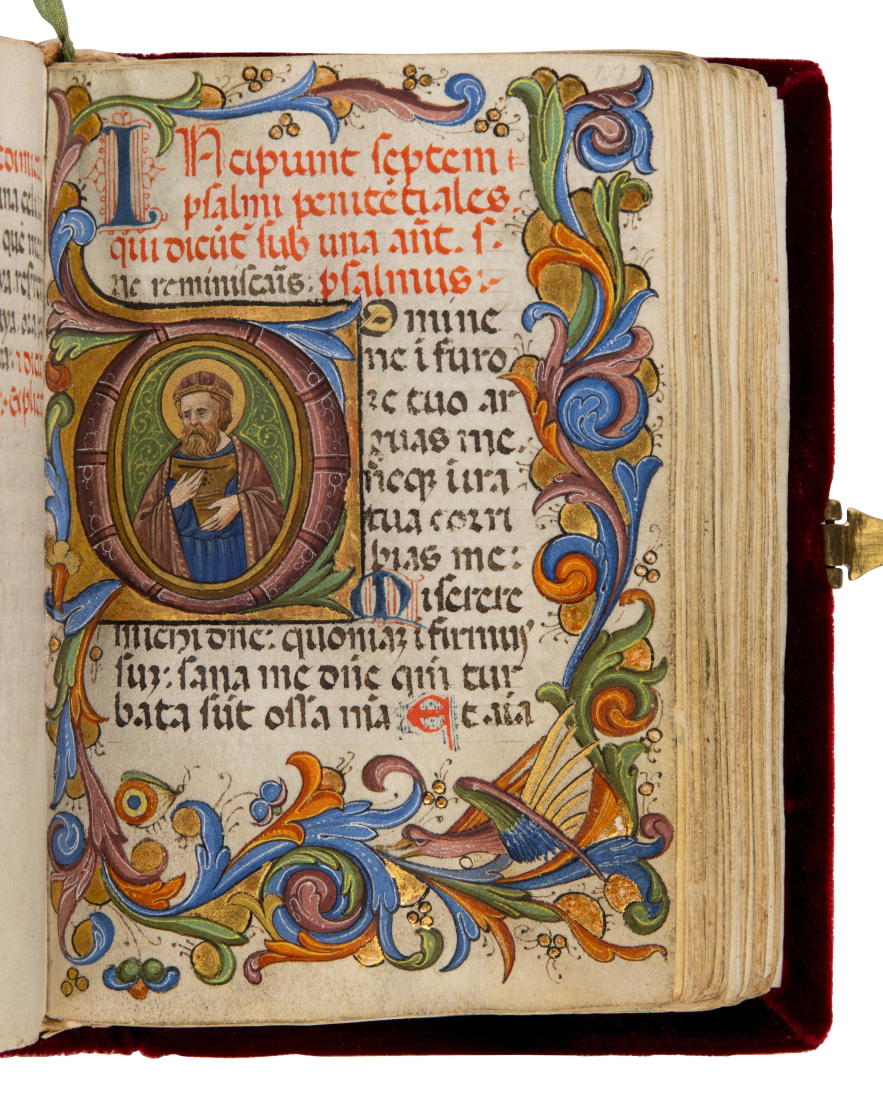 BARTHOLOMEO D’ANTONIO VARNUCCI WORKSHOP (active Florence 1412/13 – c. 1479) Book of Hours, in Latin, illuminated manuscript on parchment [Italy, Florence, c. 1450]