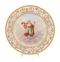 A Set of Twelve Dresden Porcelain Cabinet Plates