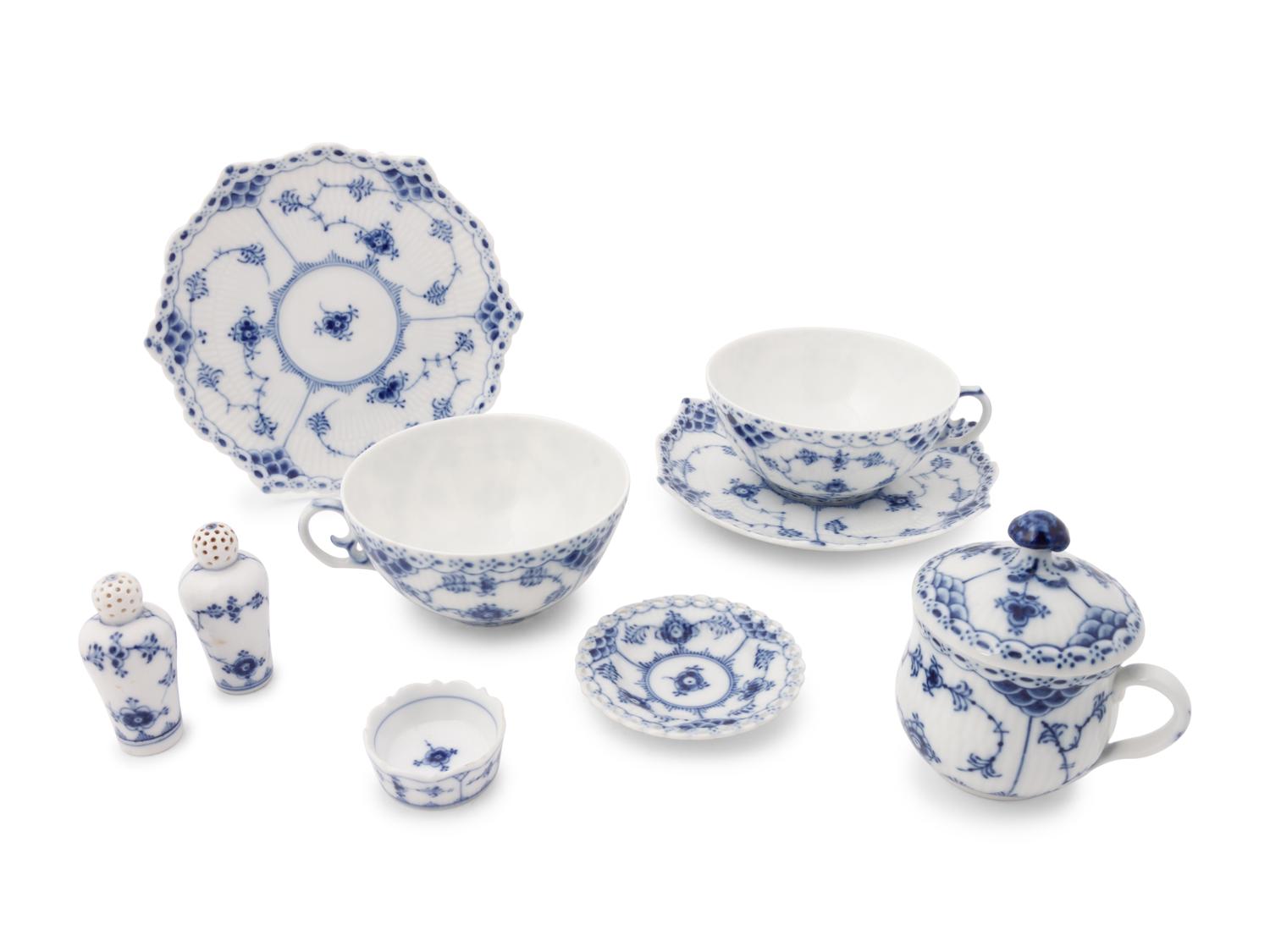 A Royal Copenhagen Full Lace Tea Service