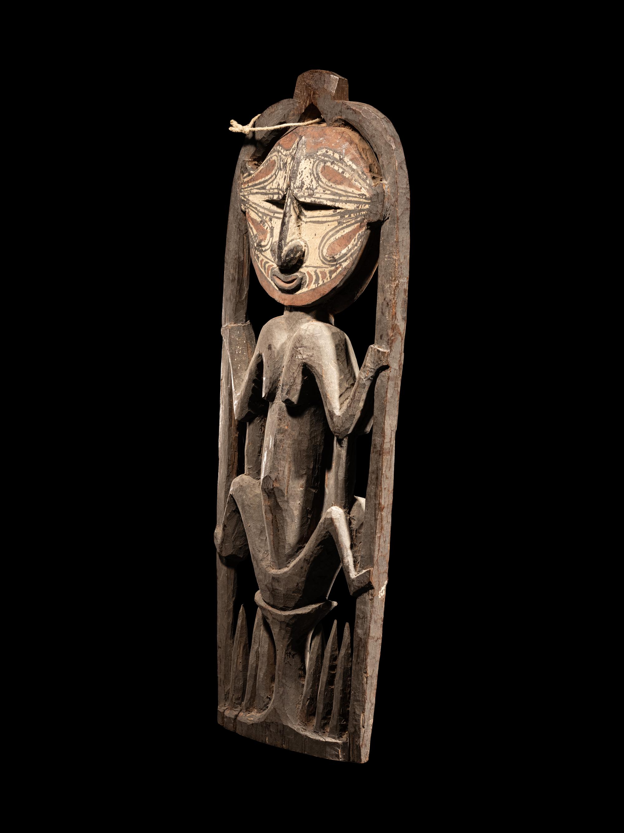 An Iatmul Wood Skull Rack