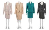 Six Designer Skirt Suits, 1990-2000s