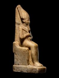 An Egyptian Alabaster Osiris