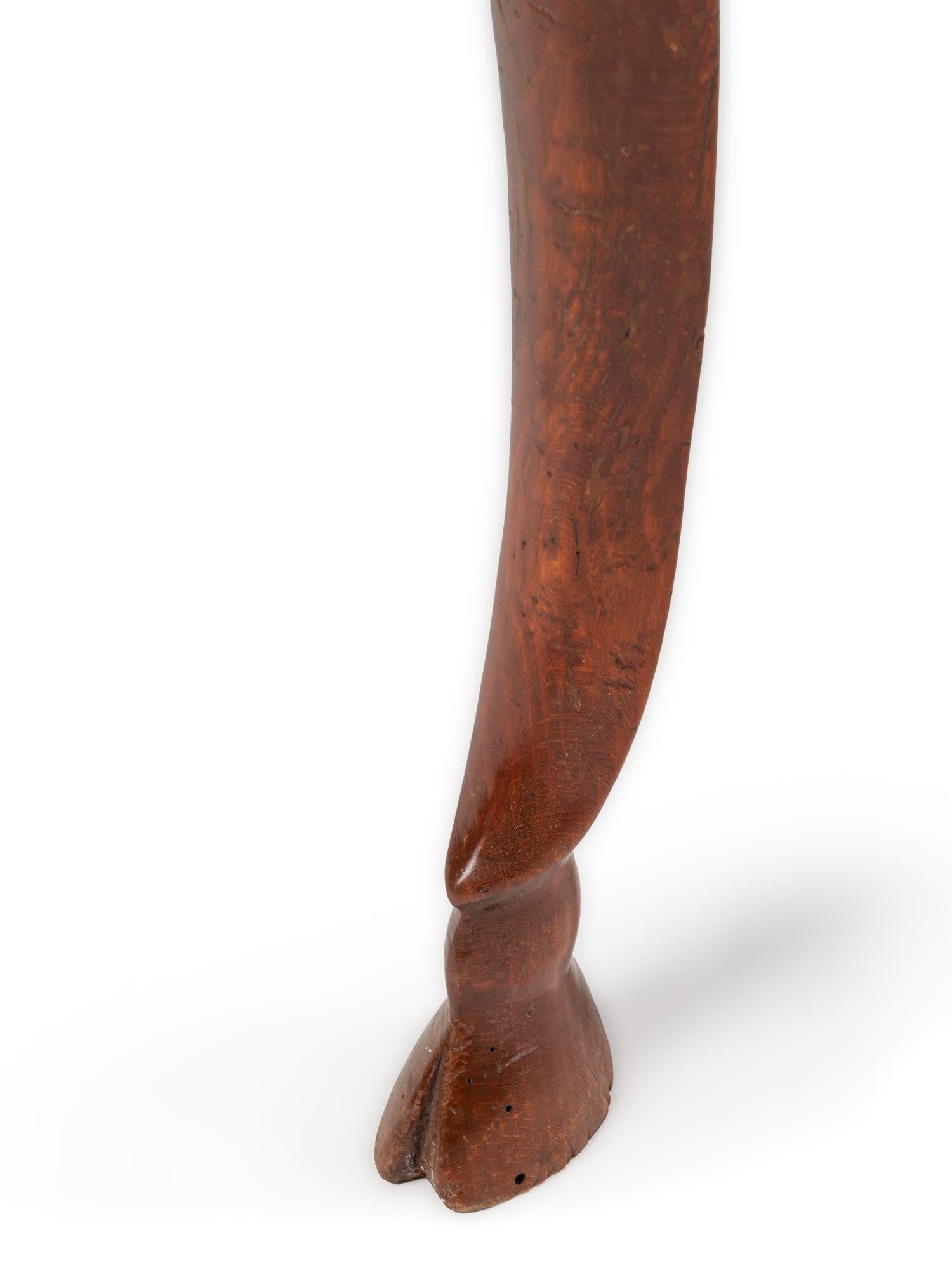 A French Provincial Fruitwood and Tooled Leather Writing Table