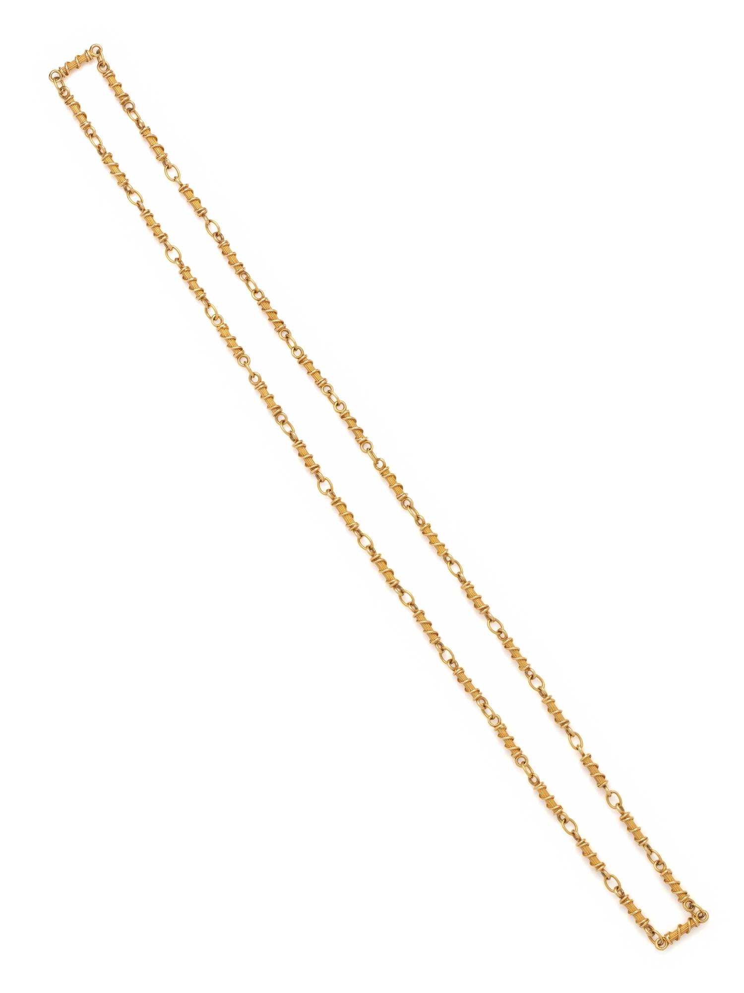 YELLOW GOLD NECKLACE