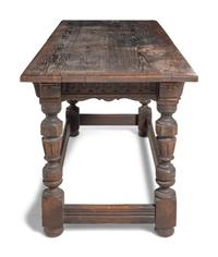 A Renaissance Revival Carved Oak Library Table