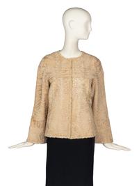Blonde Broadtail Fur Jacket Attributed to J. Mendel