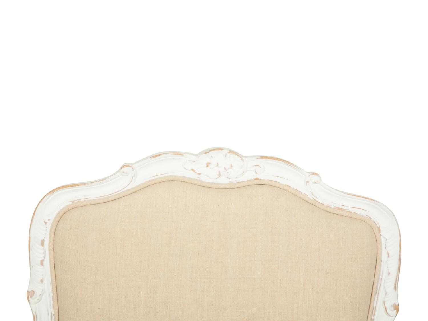 A Louis XV Style Painted Fauteuil