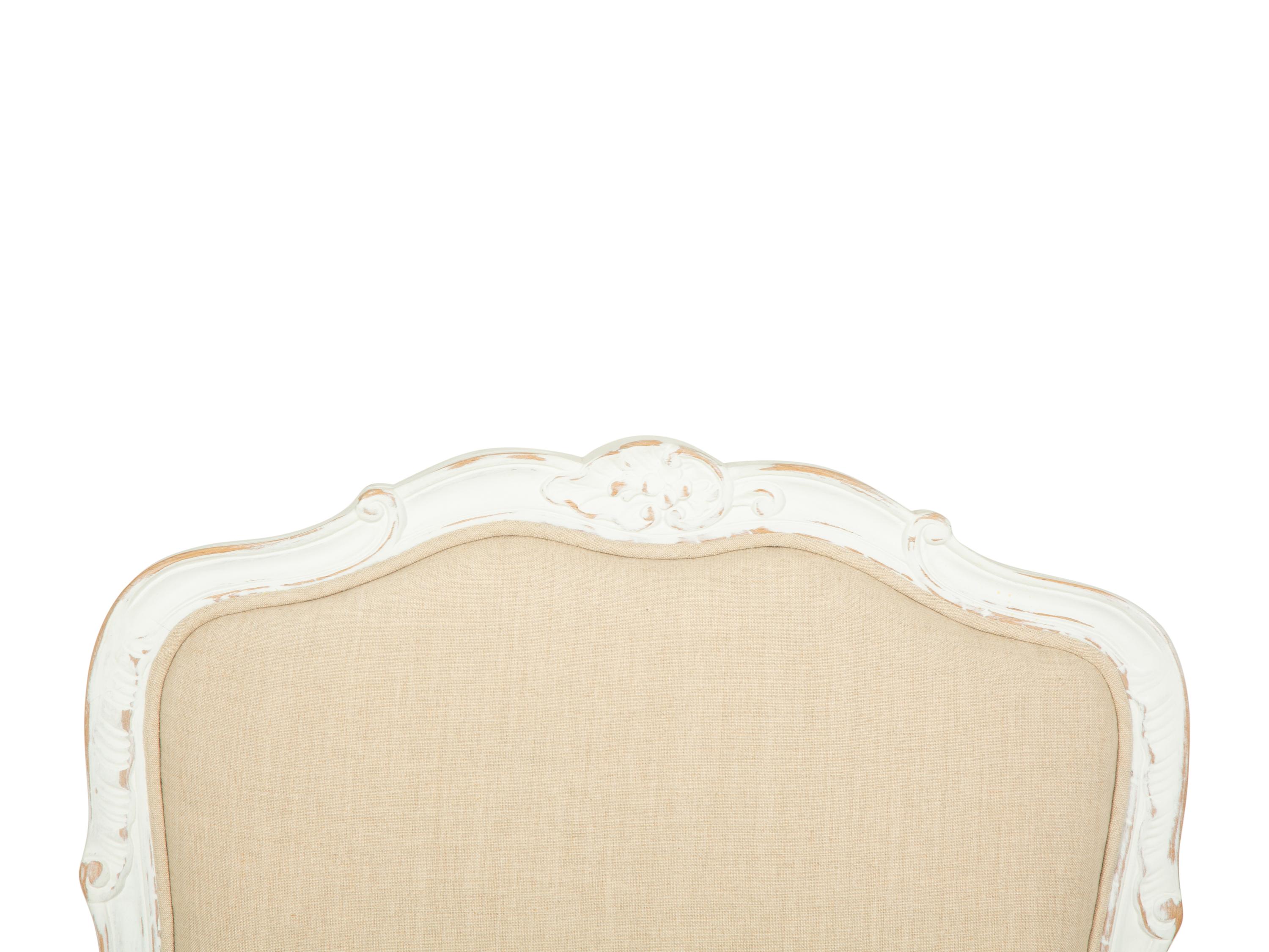 A Louis XV Style Painted Fauteuil