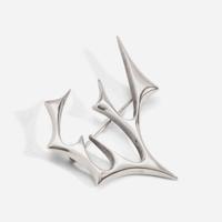 Donald Wright (American, 1930-2012) Silver Pin and Ring, USA, circa 1960s