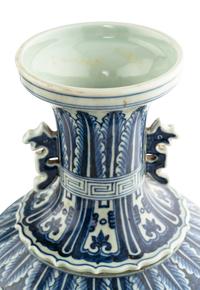 Three Pairs of Chinese Blue and White Porcelain Vessels