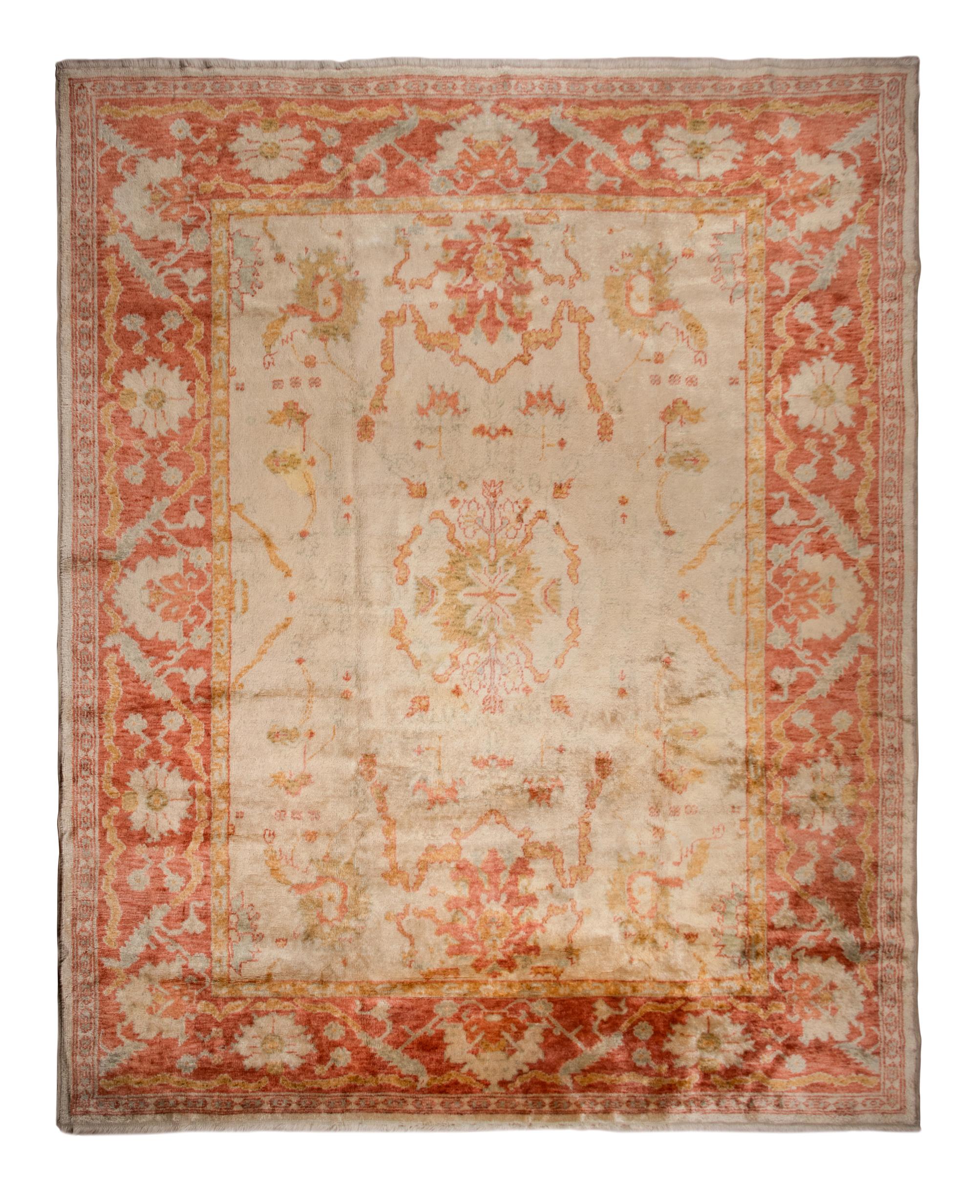 An Oushak Wool Rug