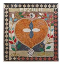 An Erzulie Beaded and Sequined Vodou Flag