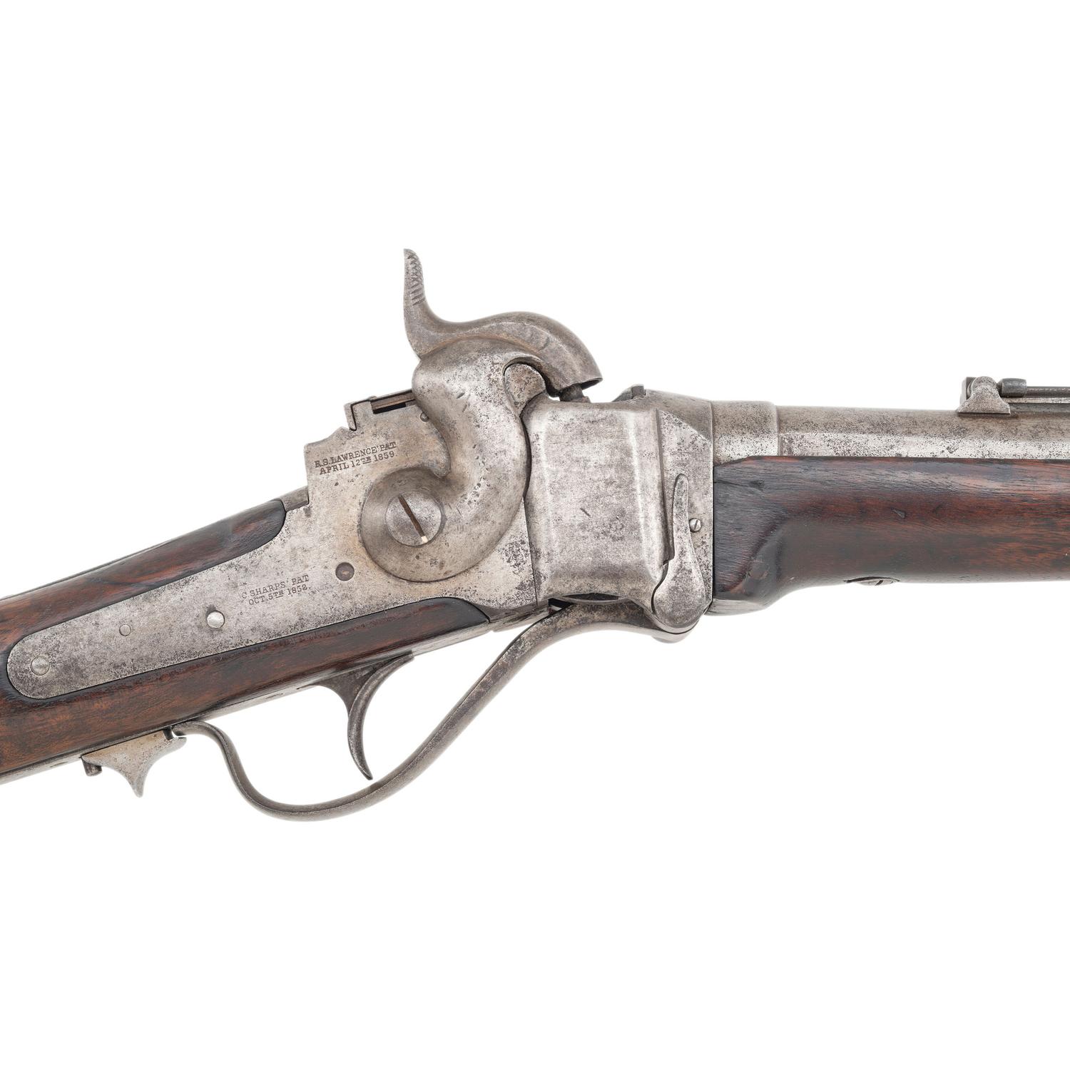 Transitional Sharps New Model 1863 Carbine with Patchbox Stock