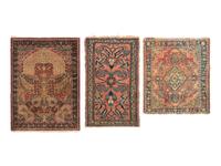 Three Persian Wool Area Rugs