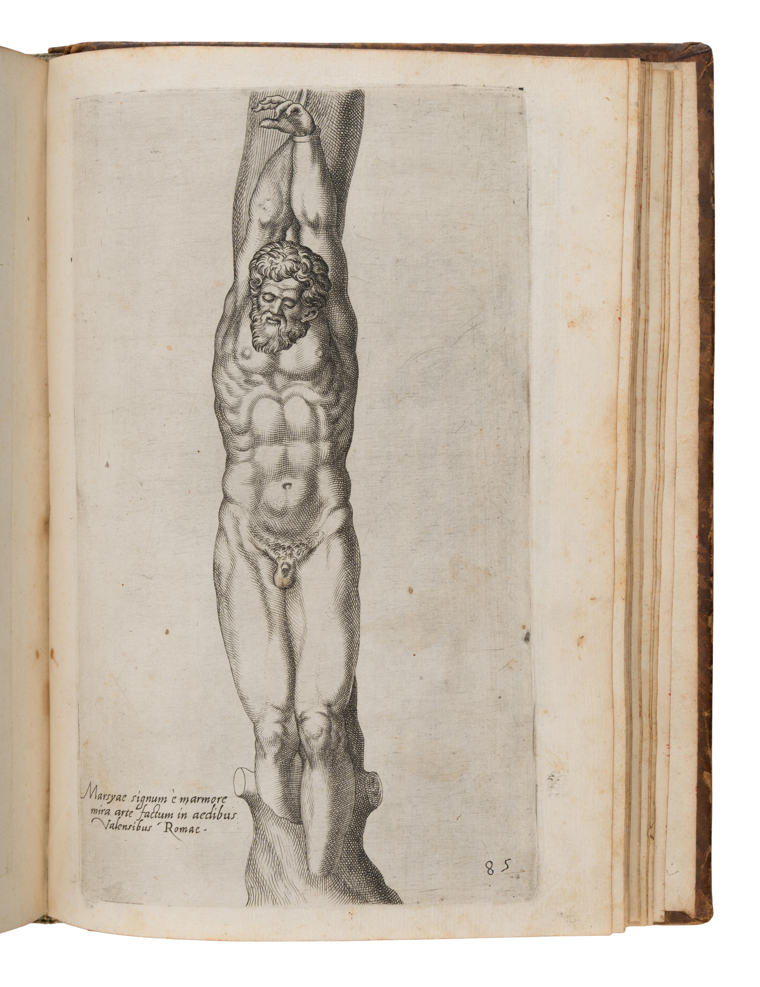 Cavalieri, Giovanni Battista de (1525-1601). Antiquarum statuarum urbis Romae primus et secundus liber... Io. Baptista de Cavaleriis authore . N.p, n.p., n.d. [Rome, before 1584].