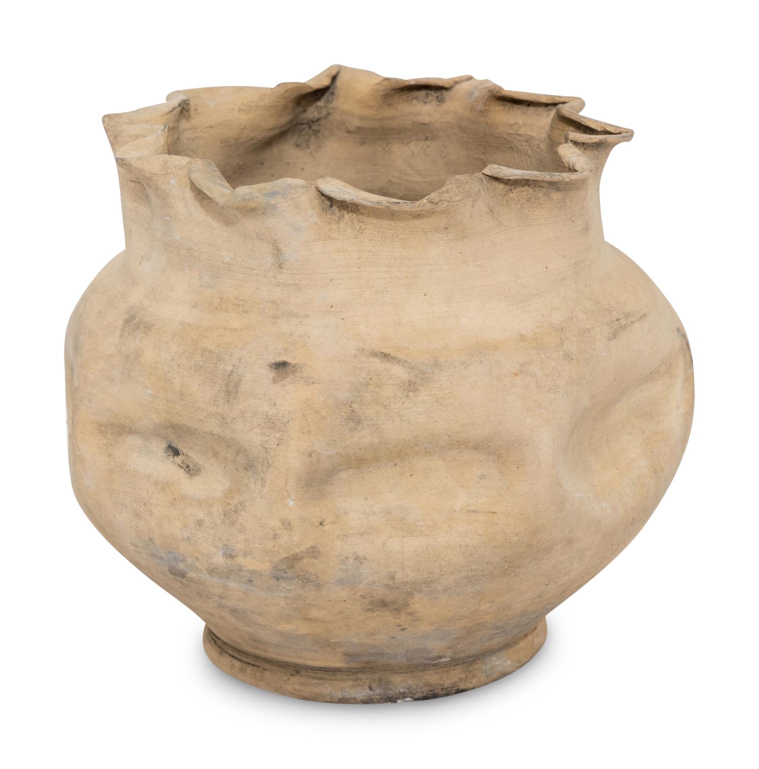 Vase with Pinched Rim