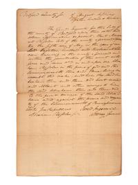 [CONTINENTAL CONGRESS]. A collection of signatures from delegates to the Continental Congress, 1764-1815, comprising: