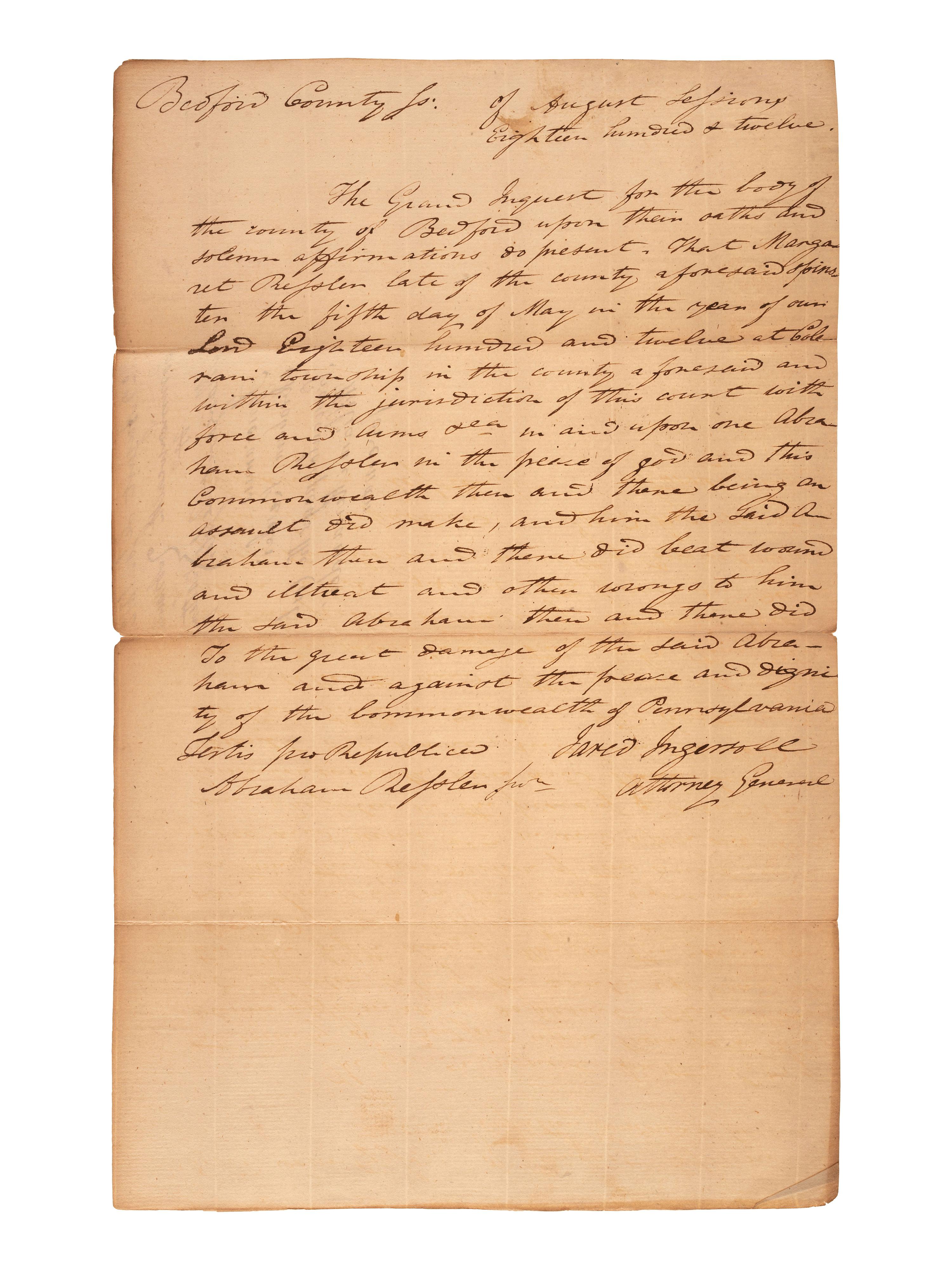 [CONTINENTAL CONGRESS]. A collection of signatures from delegates to the Continental Congress, 1764-1815, comprising: