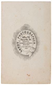 [CALIFORNIA]. -– [GOLD RUSH.] Sixth plate ambrotype of Edward Wright. Marysville, CA: J. Ruth's Gallery, ca 1856.