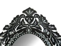 A Venetian Style Etched Glass Oval Dressing Mirror — 20TH/21ST CENTURY