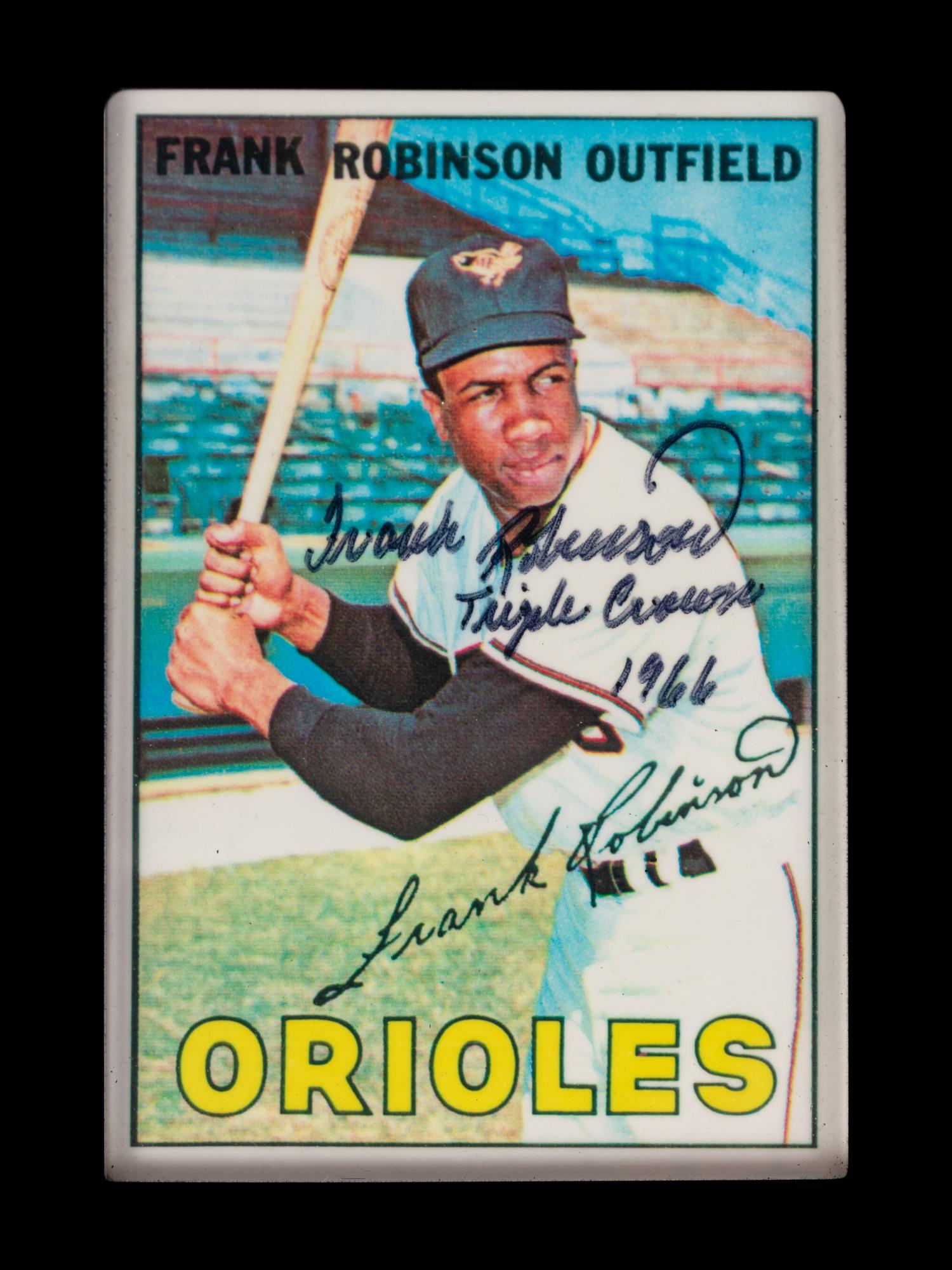 A Ted Williams, Frank Robinson and Carl Yastrzemski Triple Crown Signature Series Set of Signed Autograph Baseball Cards