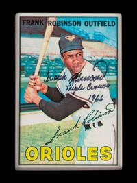A Ted Williams, Frank Robinson and Carl Yastrzemski Triple Crown Signature Series Set of Signed Autograph Baseball Cards