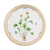 A Royal Copenhagen Flora Danica Shallow Dish and Small Tray