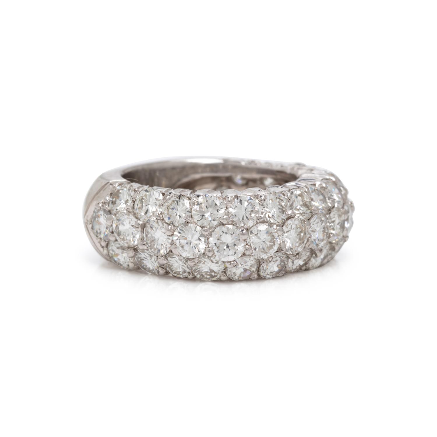 Diamond and Platinum Ring