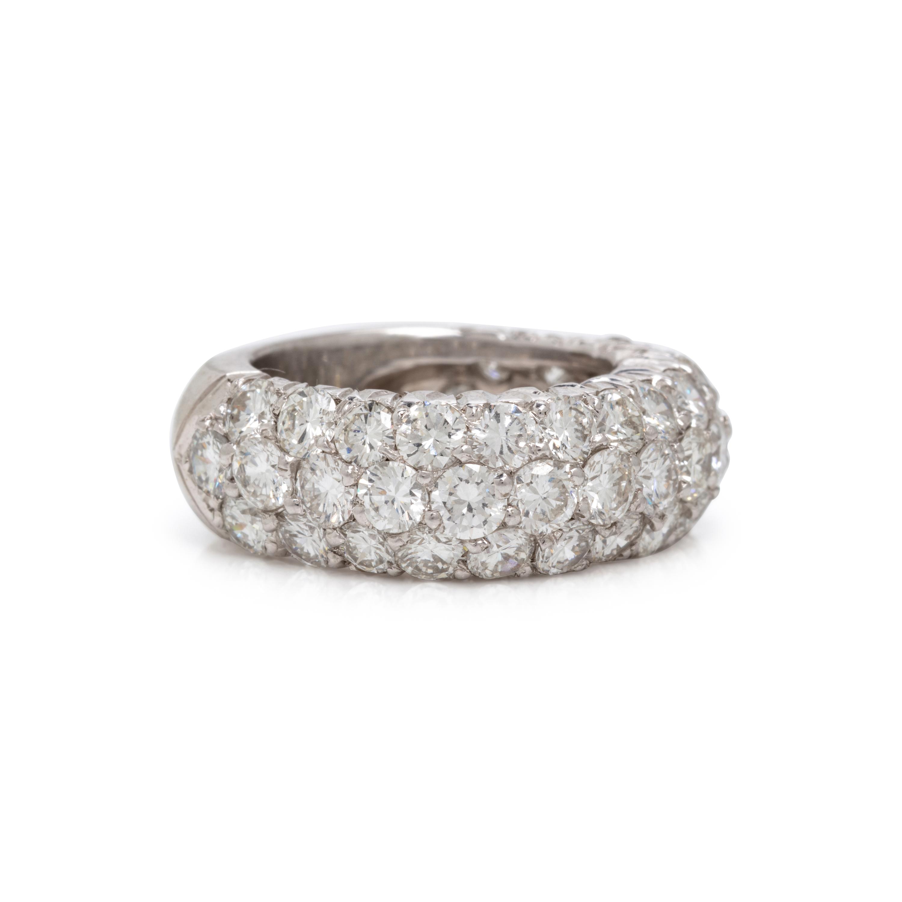 Diamond and Platinum Ring