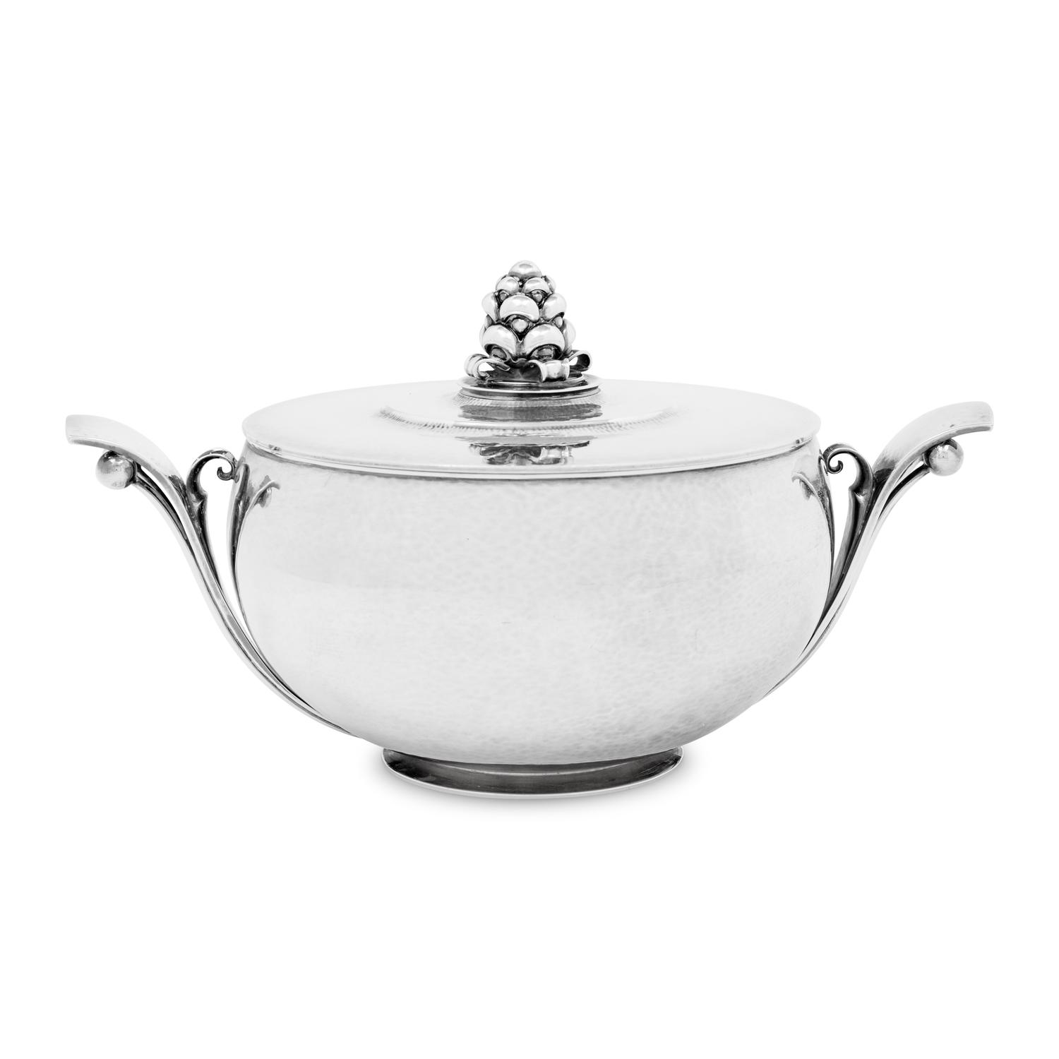 A Georg Jensen Silver Tureen and Cover