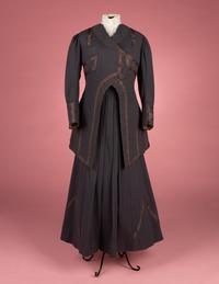 Three-Piece Wool Walking Suit, 1900-10s