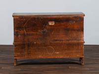 A Queen Anne Gray Painted One-Drawer Blanket Chest