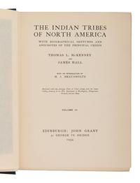 McKENNEY, Thomas L. and James HALL. The Indian Tribes of North America . Edinburgh: John Grant, 1933.