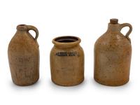 Three Stoneware Vessels