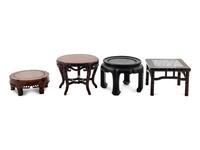 Four Chinese Wood Stands