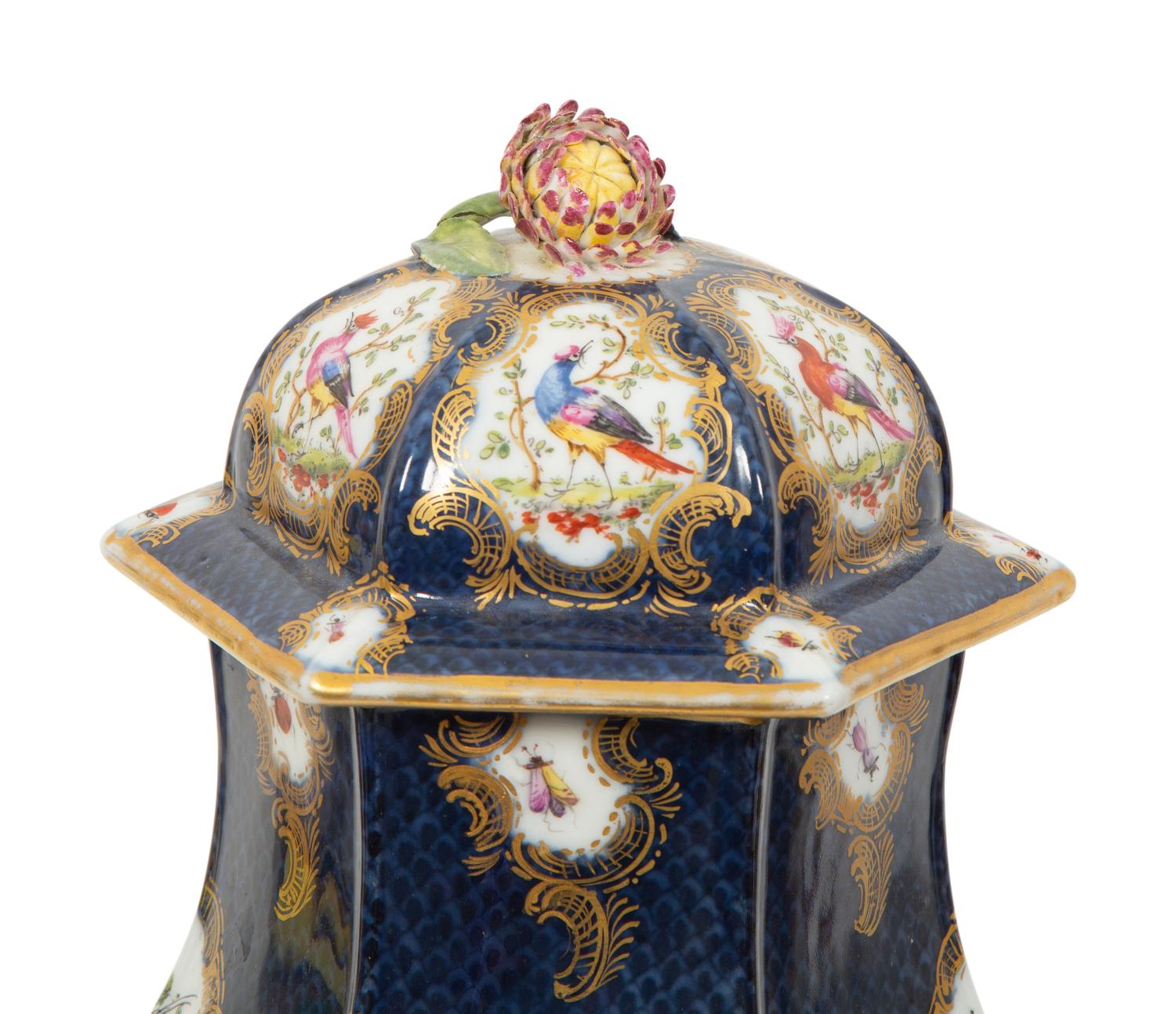 A Pair of French Samson Porcelain Covered Vases