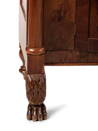 A Classical Figured Cherrywood and Mahogany Veneered Dresser