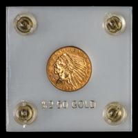 An 1928 Indian Head $2.50 Gold Coin