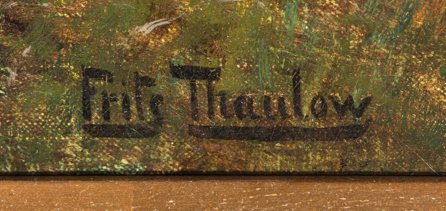 Frits Thaulow (Norwegian, 1847-1906) — Le Long de la Rivière, Normandie