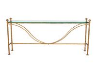 A Neoclassical Style Gilt-Metal and Glass Console — 20TH CENTURY