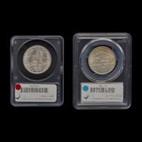 A 1936-S San Diego Commemorative 50c Coin [PCGS MS65] and a 1936 Joseph T. Robinson Commemorative 50c Coin [PCGS MS64]