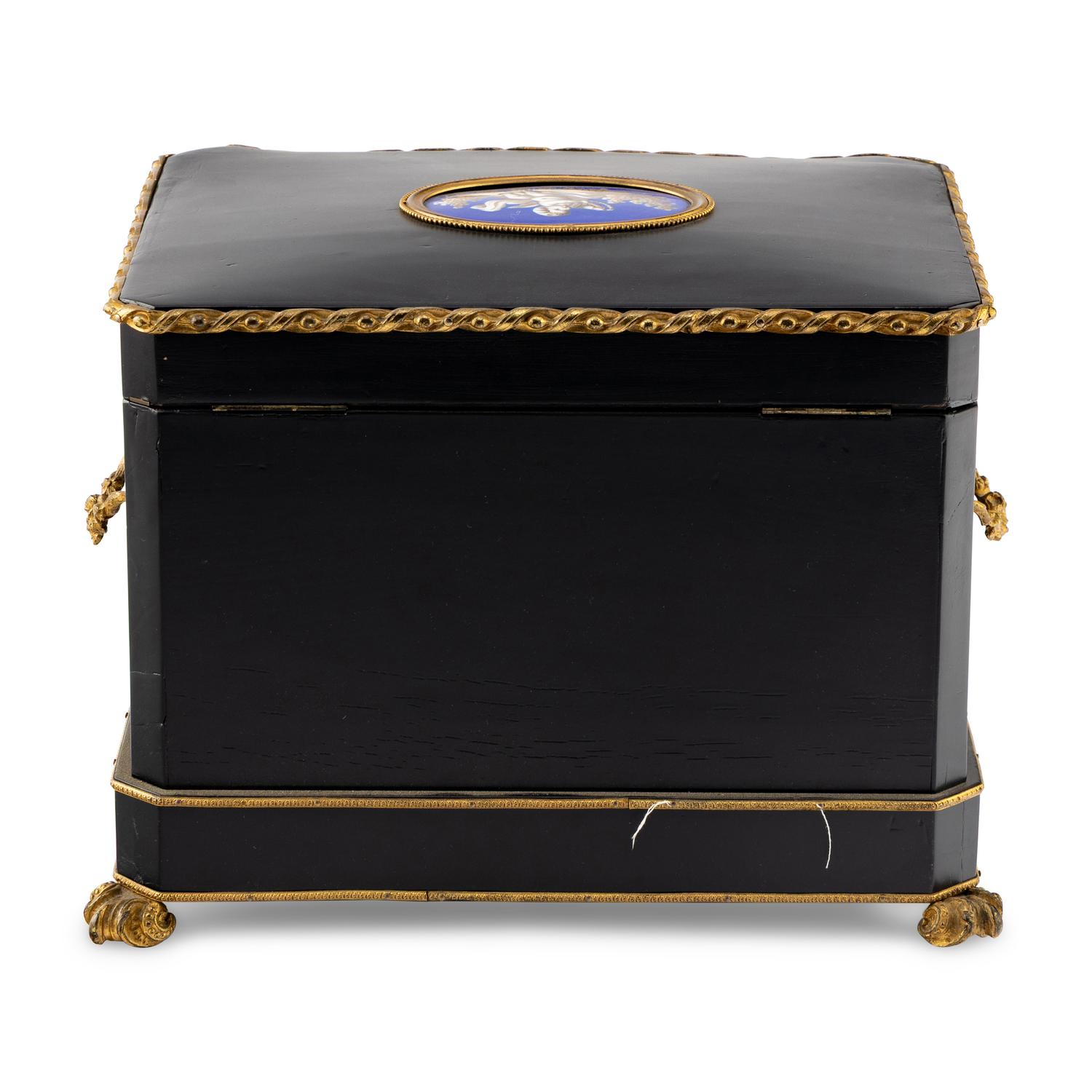 A French Gilt Bronze Mounted Rosewood Cave à Liqueur