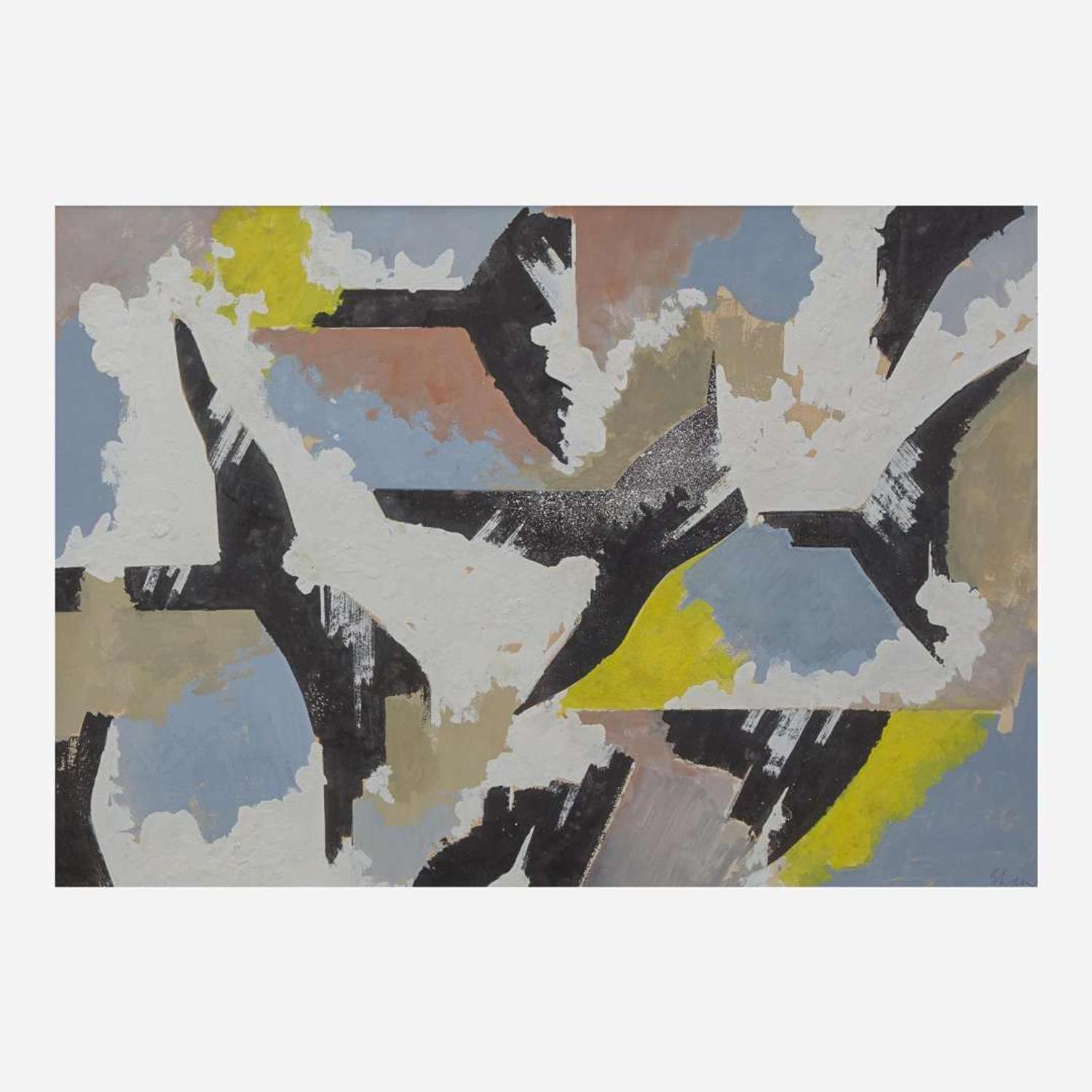 Charles Green Shaw (American, 1892-1974) Forms in Flight
