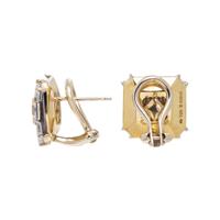 MARIA CANALE FOR NEIMAN MARCUS, DIAMOND AND YELLOW GOLD EARRINGS